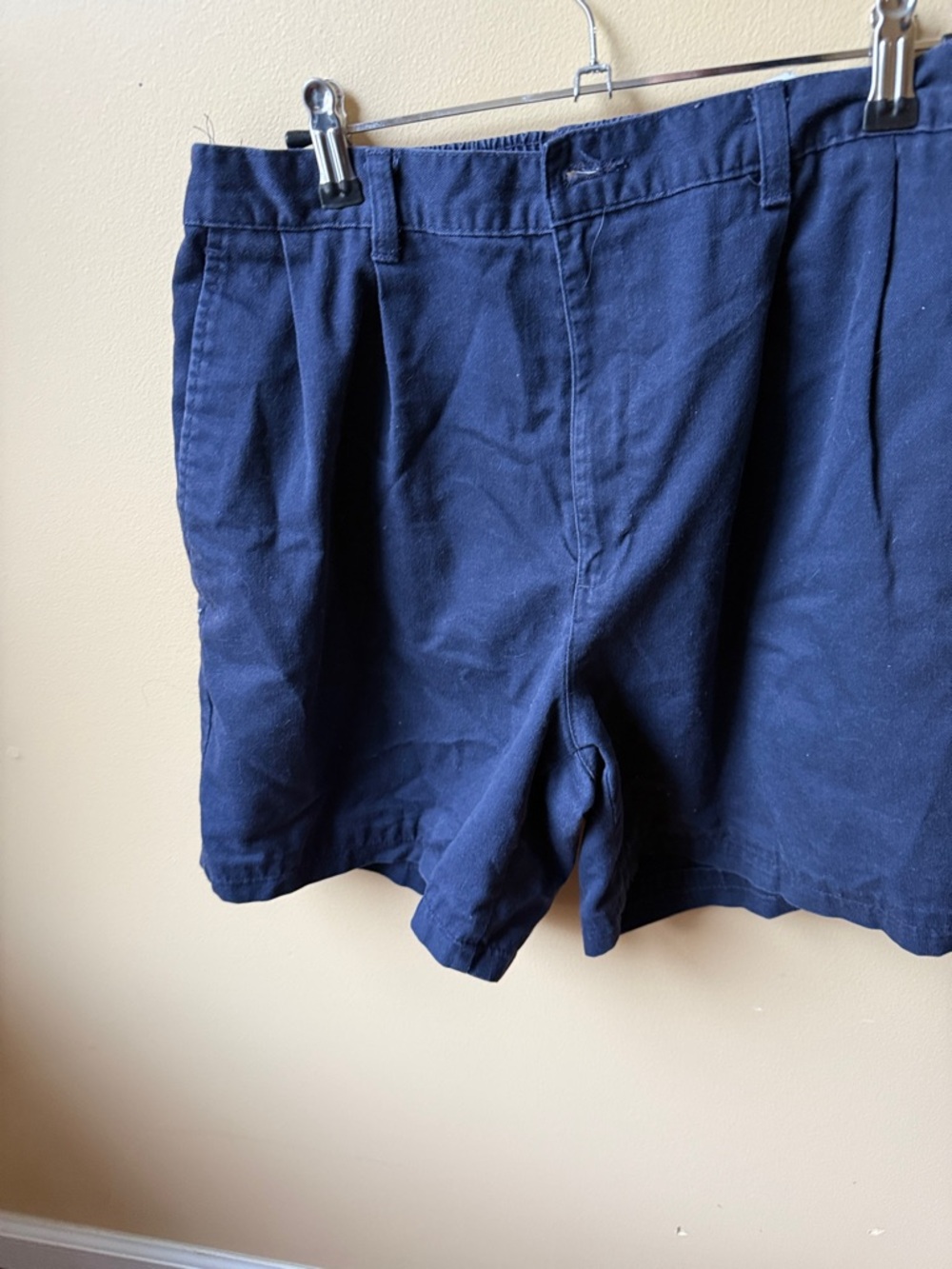 Men's Navy Blue Casual Shorts